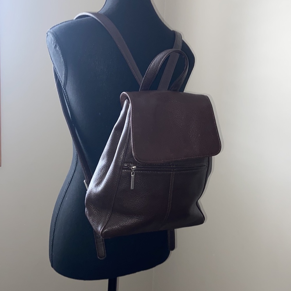 Liz Claiborne small brown backpack
